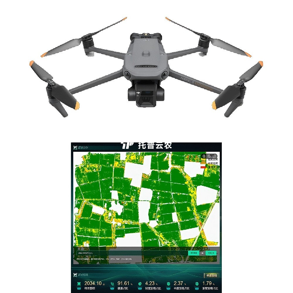 無人機多光譜遙感植物表型分析系統